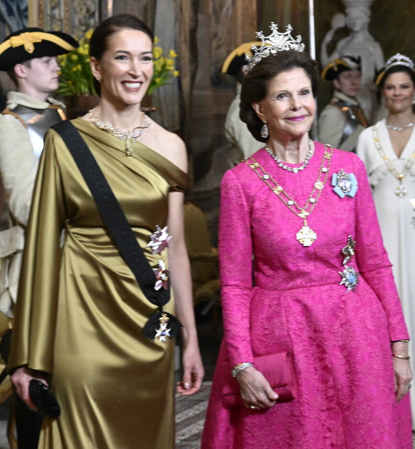 Statsbesök från Finland 2024 – drottning Silvia och Suzanne Innes-Stubb