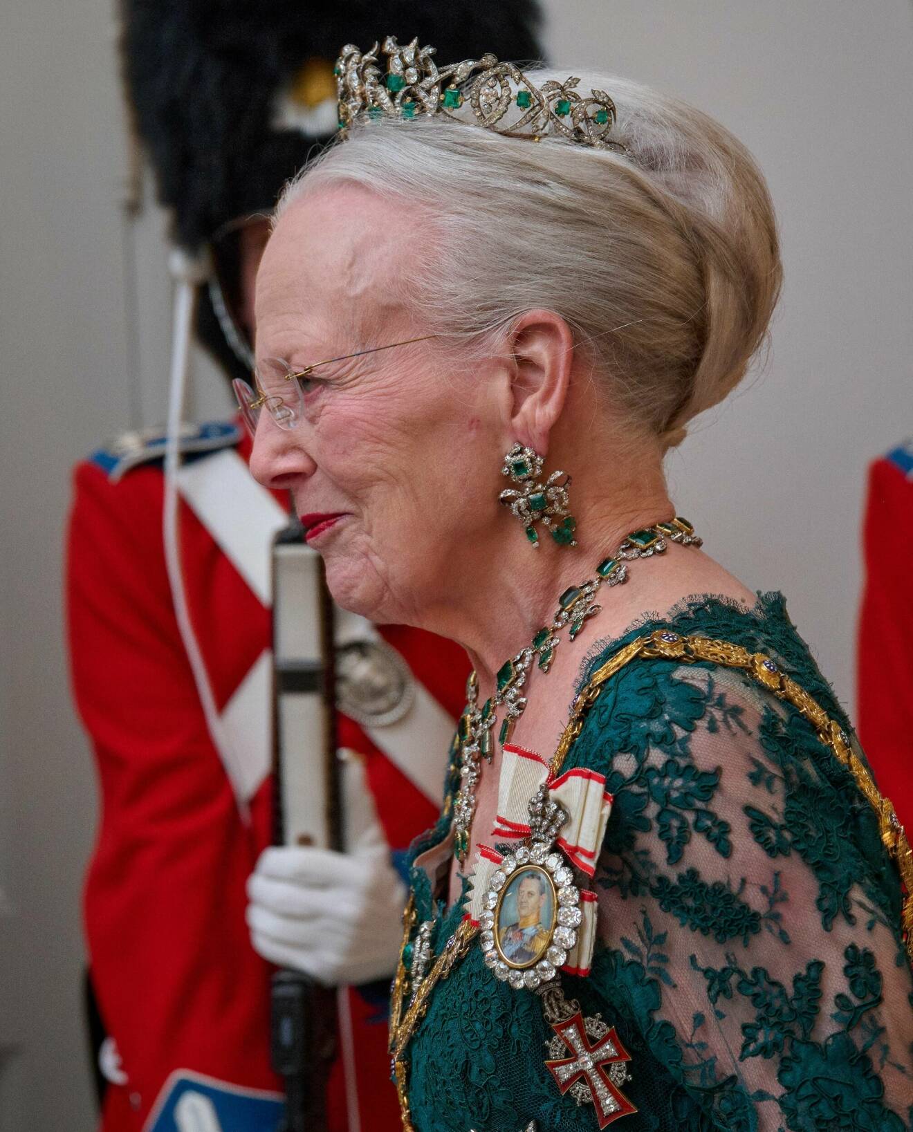 Drottning Margrethe – för sista gången i smaragdtiaran