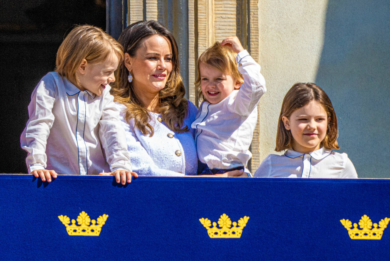Prinsessan Sofia, prins Julian, prins Gabriel och prins Alexander