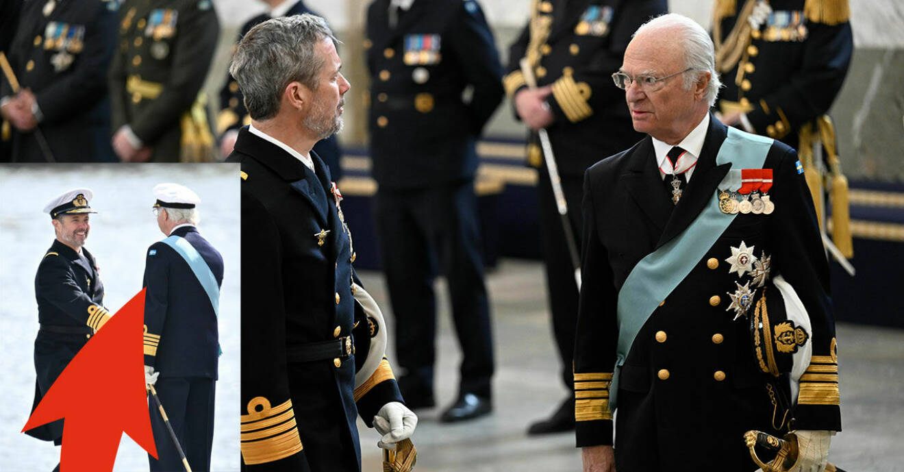 Kung Frederik och kung Carl Gustaf