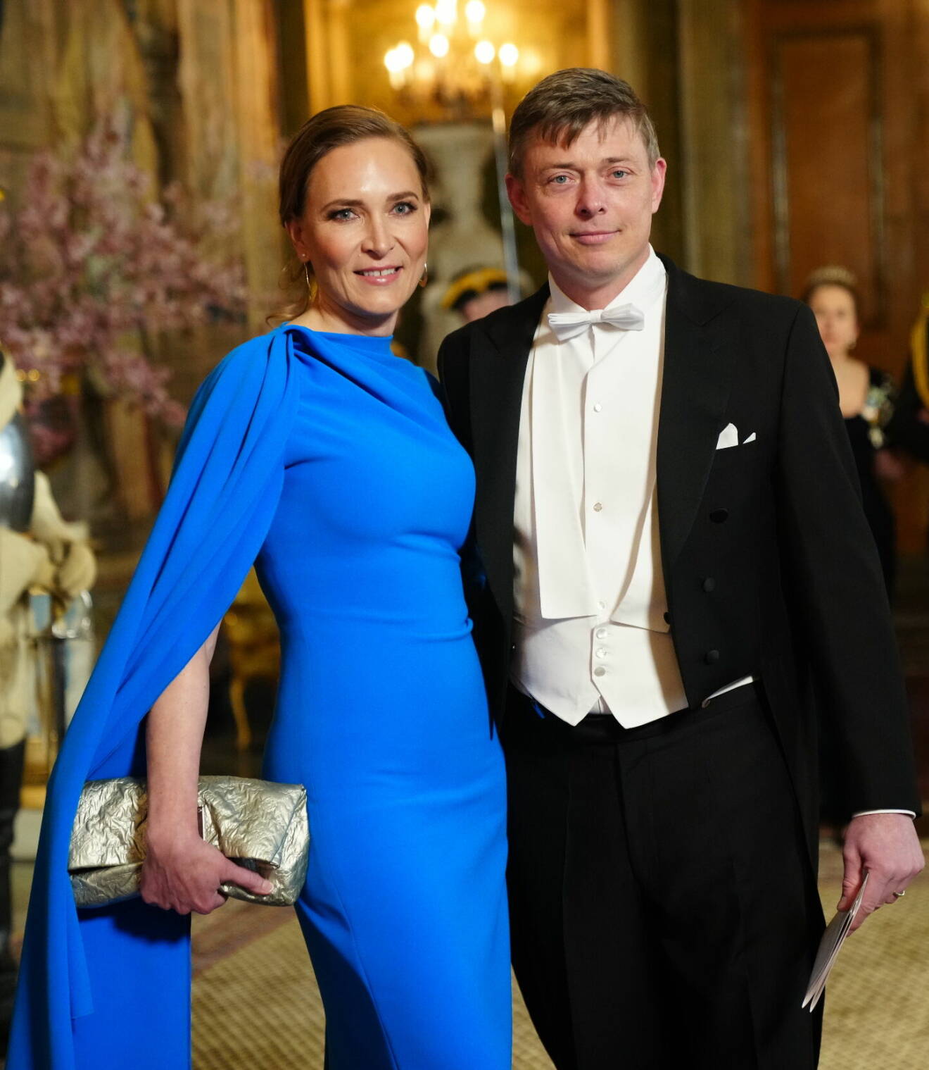 Sveriges förbundskapten i fotboll Jon Dal Tomasson med sin fru Line Dahl Kongeskov Tomasson
