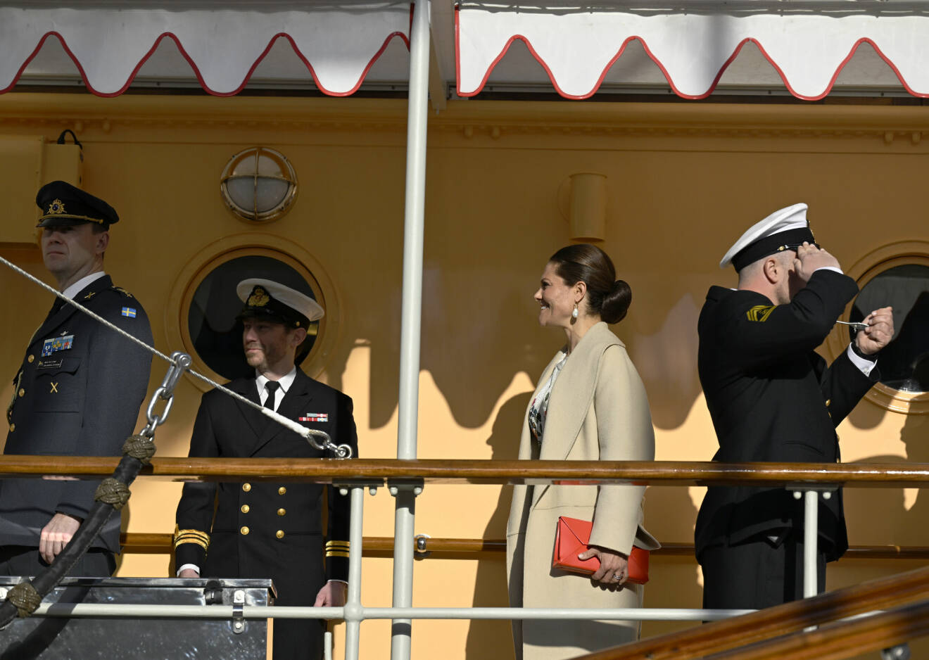 Statsbesök från Danmark – Kronprinsessan Victoria ombord på Kungaskeppet Dannebrog
