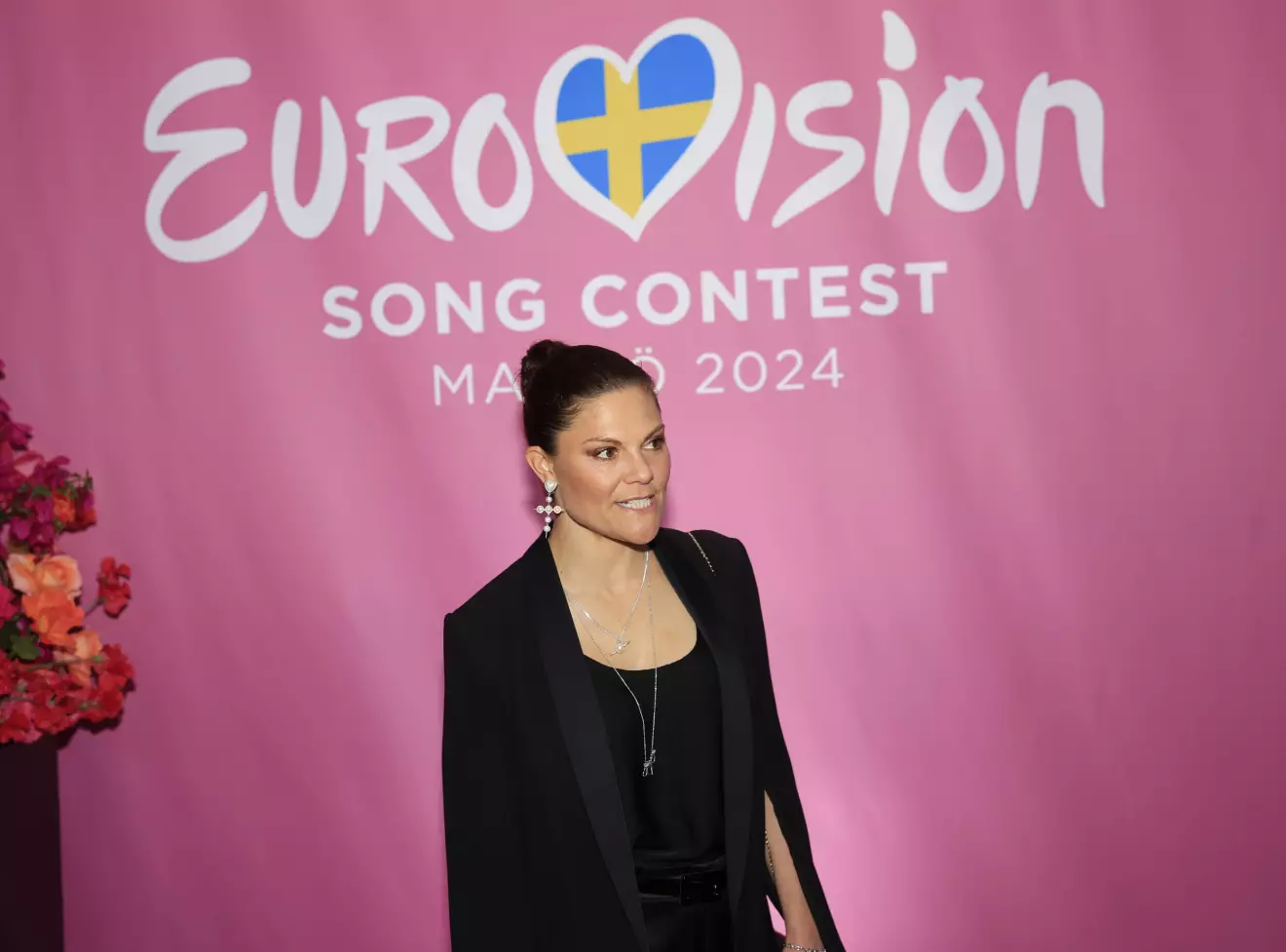 Kronprinsessan Victoria anländer till den 68:e upplagan av Eurovision Song Contest