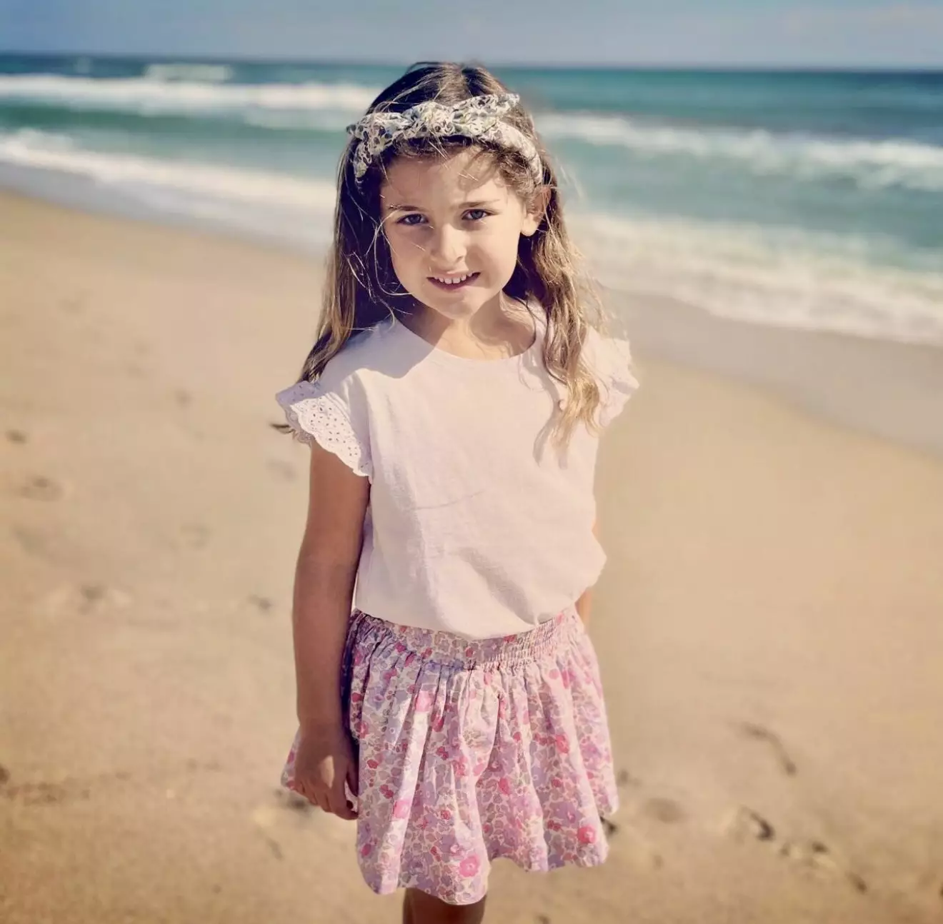 Prinsessan Adrienne på stranden i Miami 2024