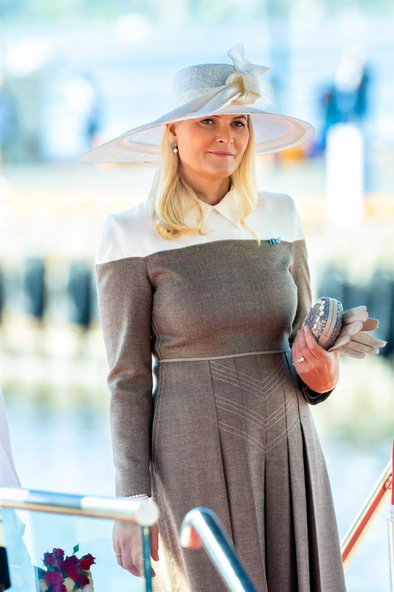 Statsbesök 2024 – kronprinsessan Mette-Marit i look från Fendi