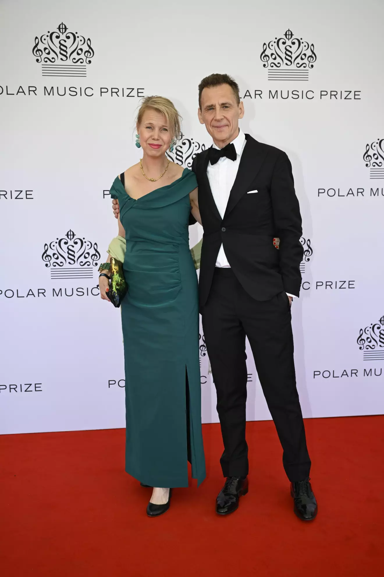 Anne Lagercrantz och David Lagercrantz anländer till Polarpriset 2024