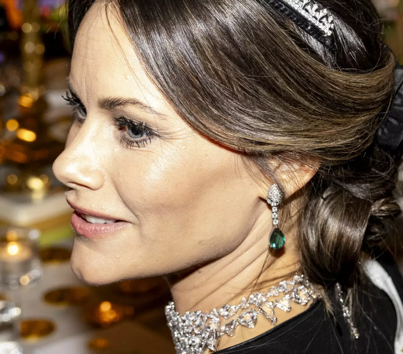 Nobel 2023 – prinsessan Sofias halsband av Swarovskikristaller