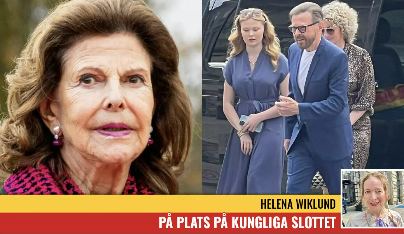 Drottning Silvia och Björn Ulvaeus