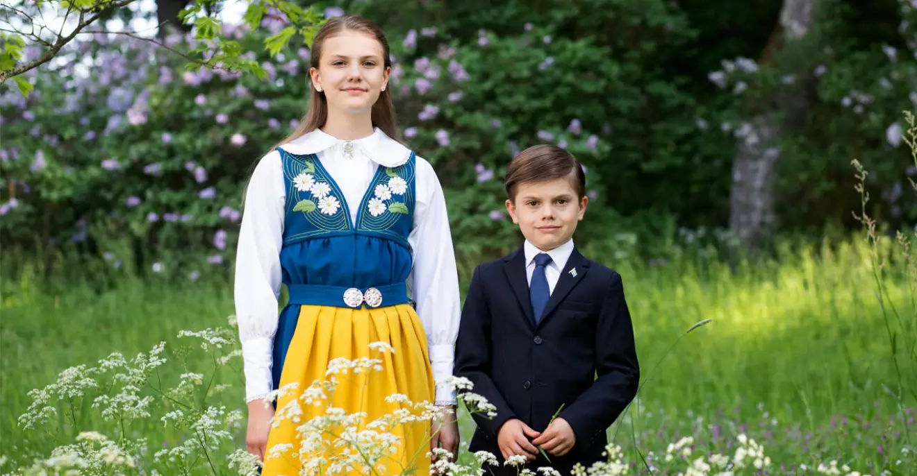 Prinsessan Estelle och prins Oscar firar Nationaldagen 2024