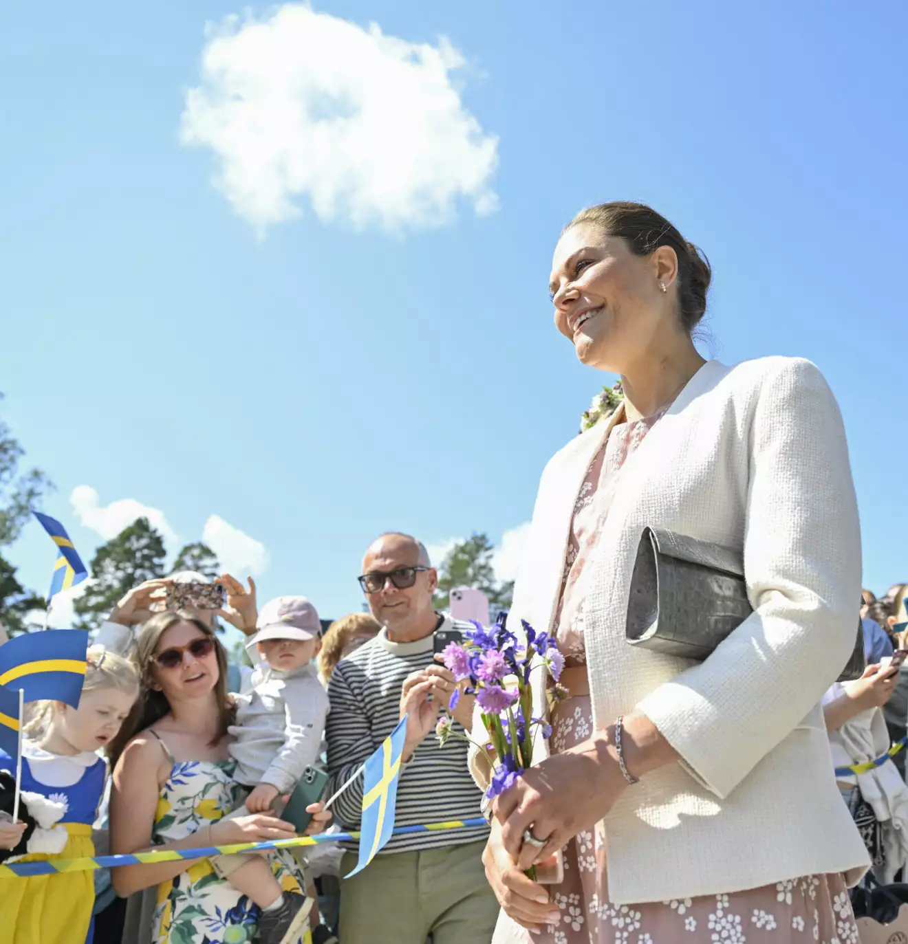 Nationaldagen 2024 – kronprinsessan Victoria vid firandet i Nykvarn