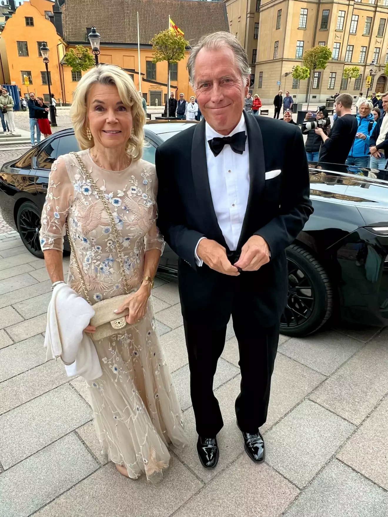 Drottning Silvias väninna Agneta Kreuger med sin sambo Lars Abrahamsson