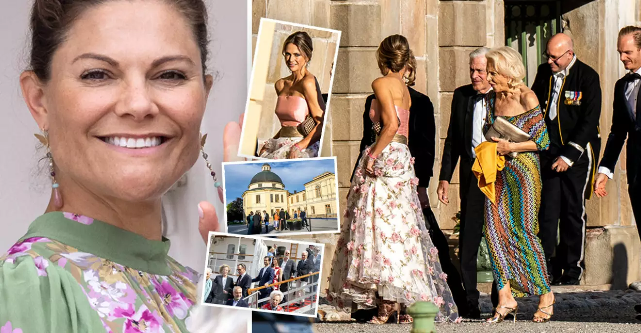 Bilderna från drottning Silvias fest