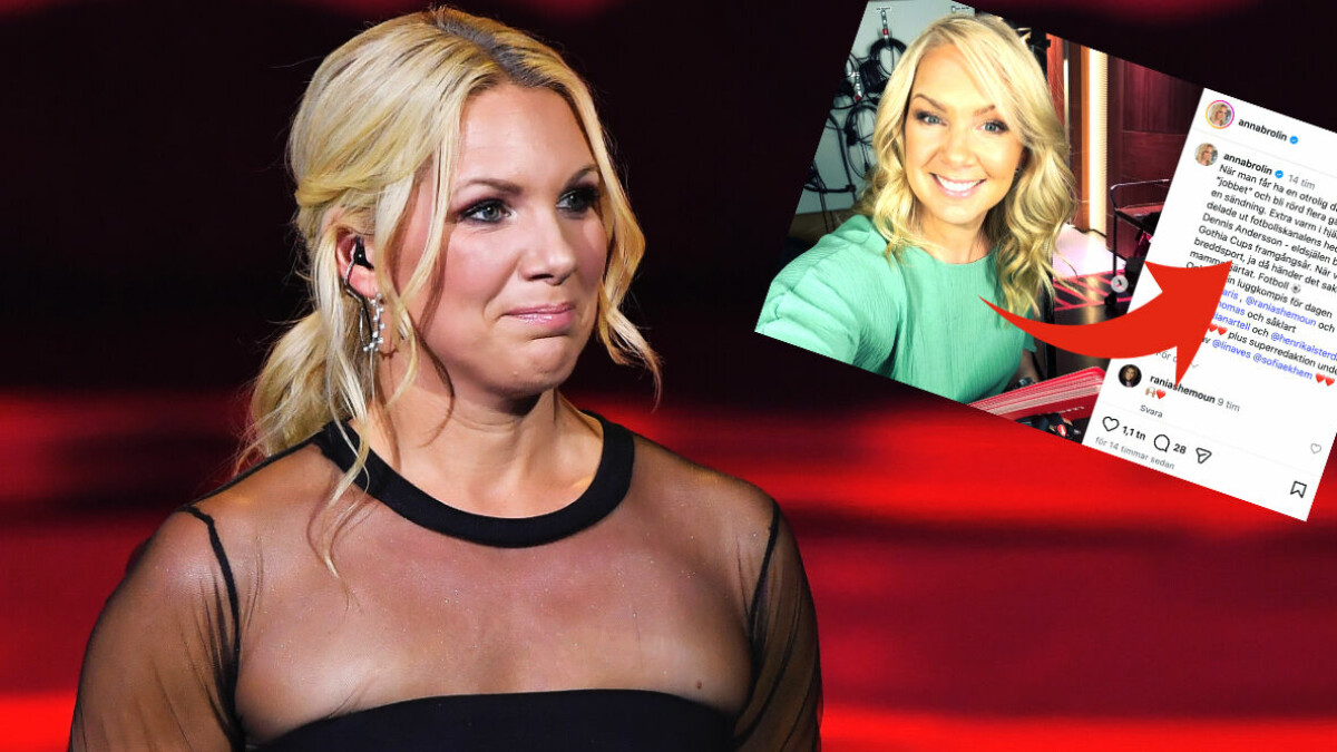 Anna Brolin tackar för sig: "Extra varm i hjärtat" | Svensk Damtidning