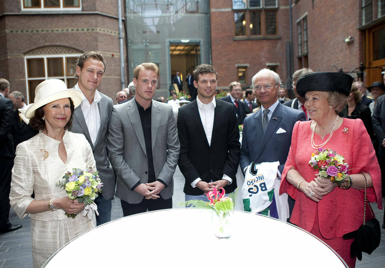 Kungen, drottningen och drottning Beatrix