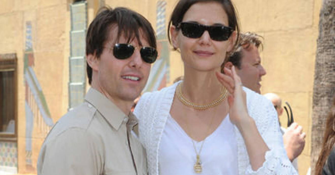 Tom Cruise och Katie Holmes.