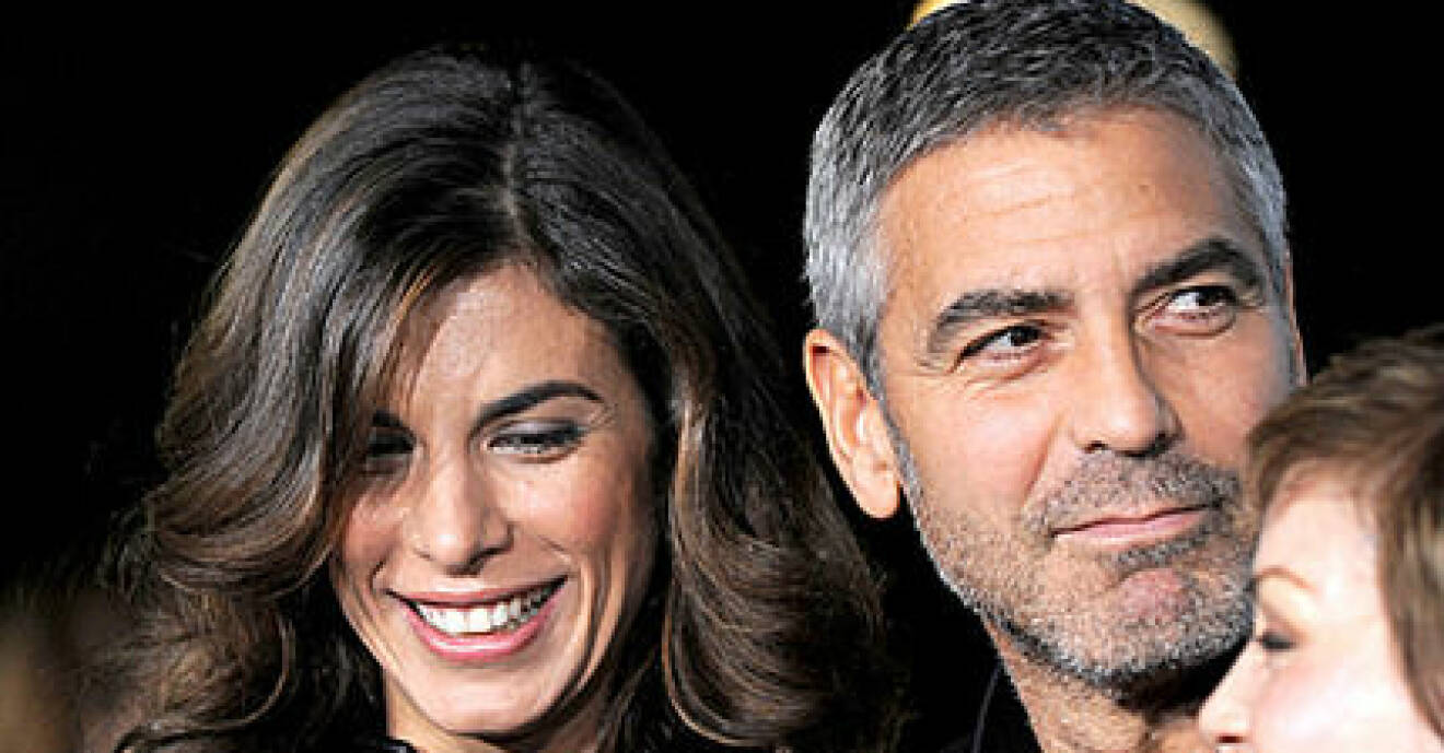 George Clooney och flickvännen Elisabetta har all anledning att fira!