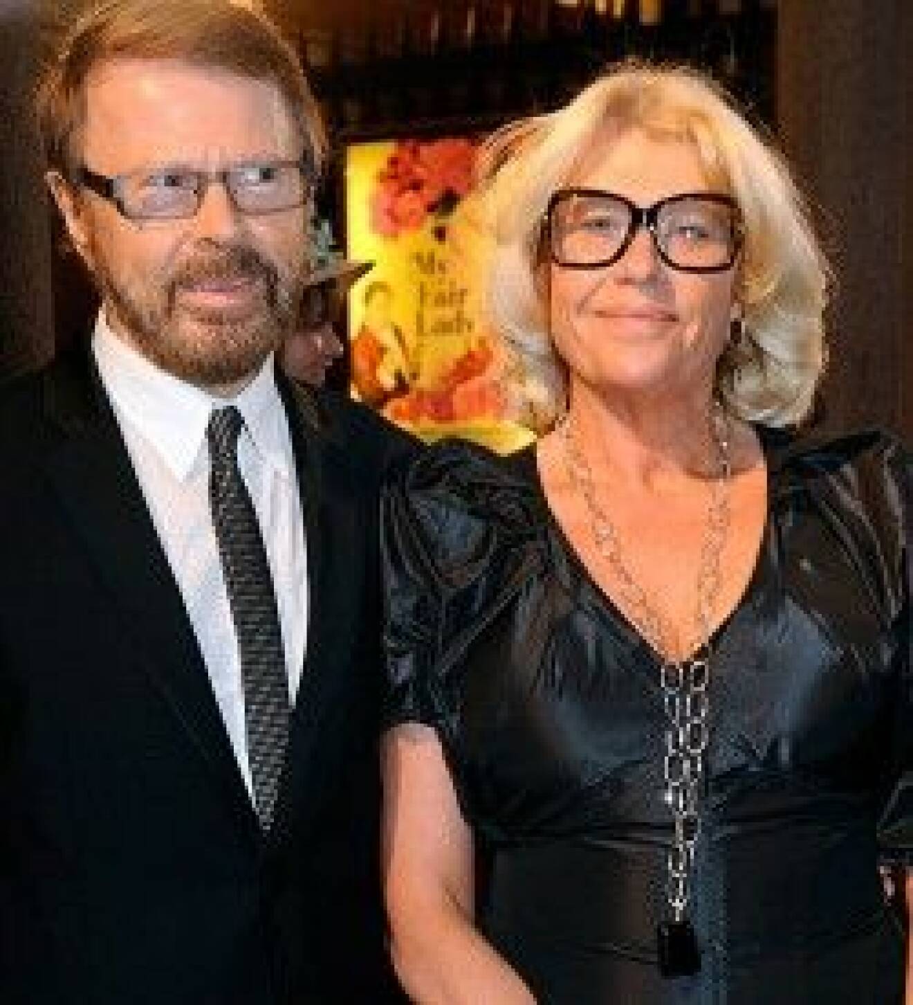 Björn och Lena Ulvaeus hade en mycket trevlig kväll.