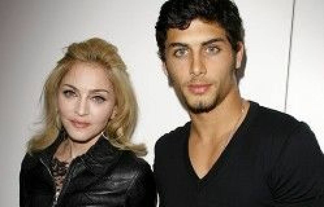 Madonna och pojkvännen Jesus Luz.