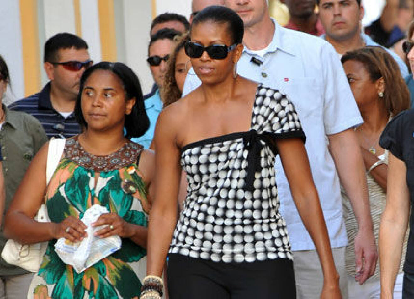 Michelle Obama är i Spanien.
