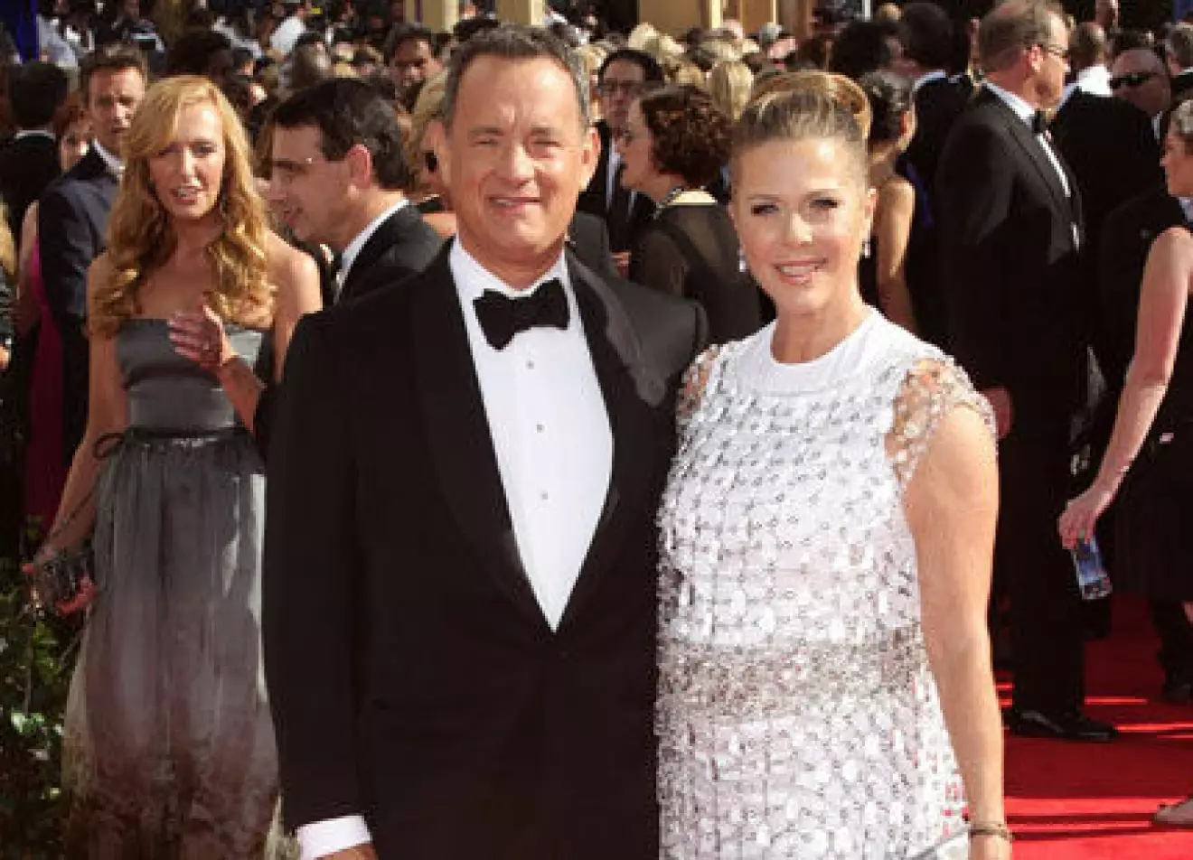 Tom Hanks med hustrun Rita Wilson.