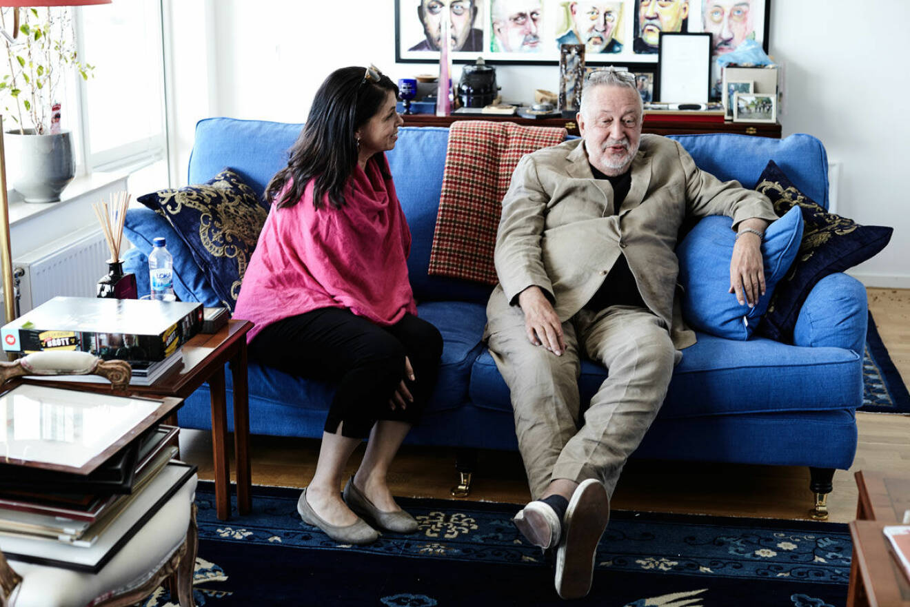 Vår reporter AnnaClara von Hofsten fick en intressant pratstund i soffan hemma hos Leif GW Persson. 