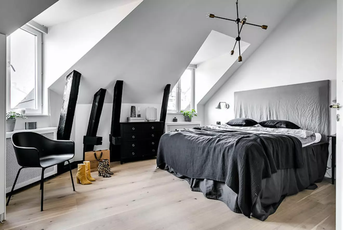 Margaux Dietz lägenhet – sovrummet