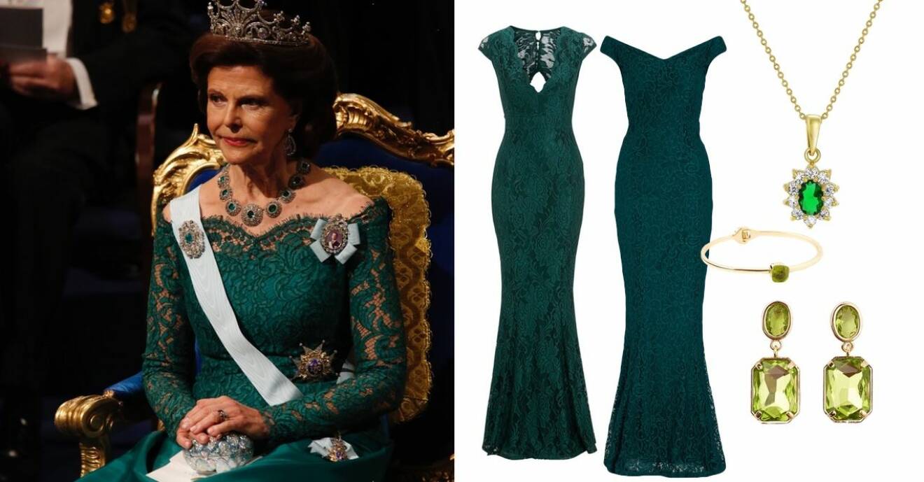 Drottning Silvia klänning Nobel 2018