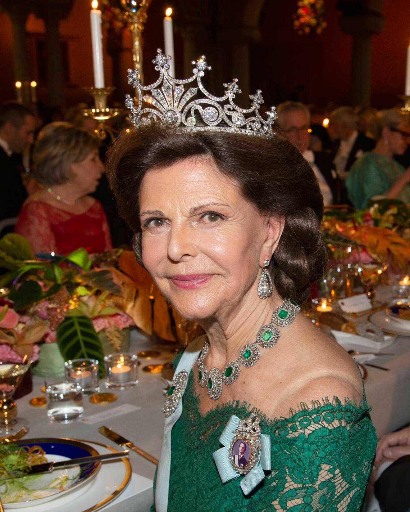 Drottning Silvia i Vasaörhängena.