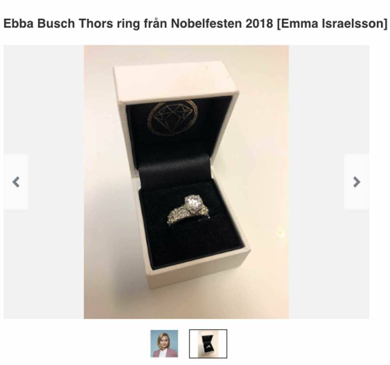 Ebba Busch Thor nobel