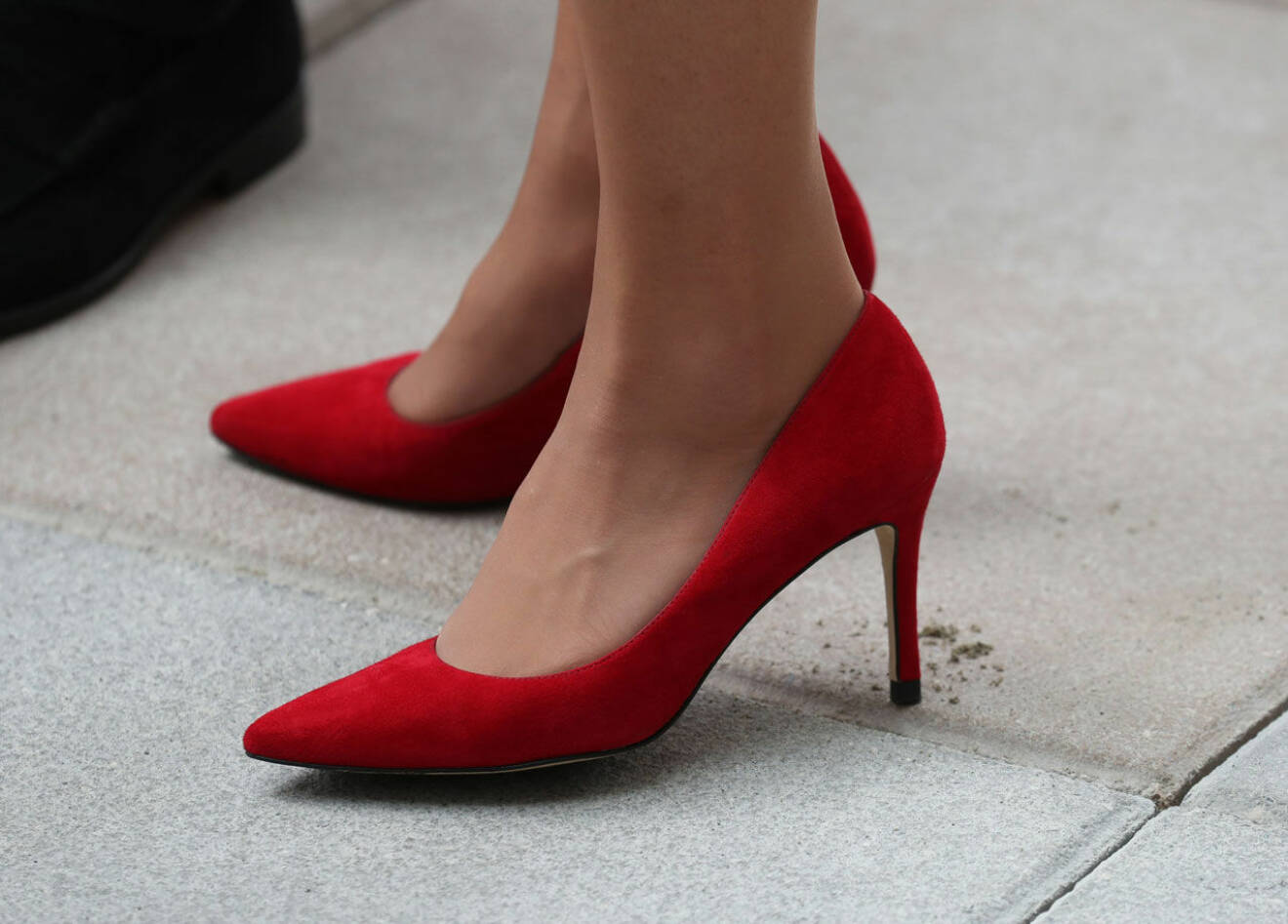 Kate i röda heels