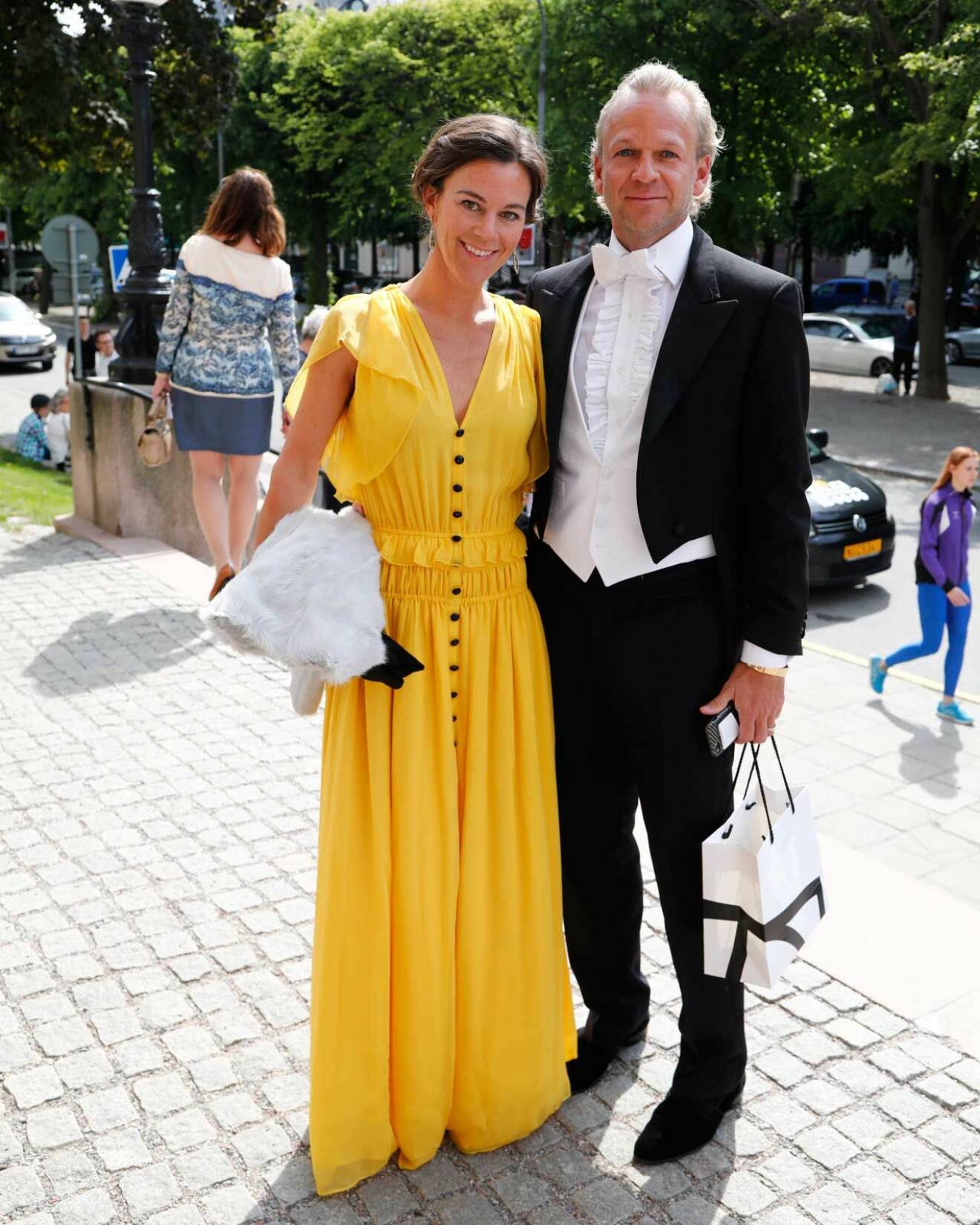 Charlotte Persson Söderström och Martin Söderström på bröllop 2017.
