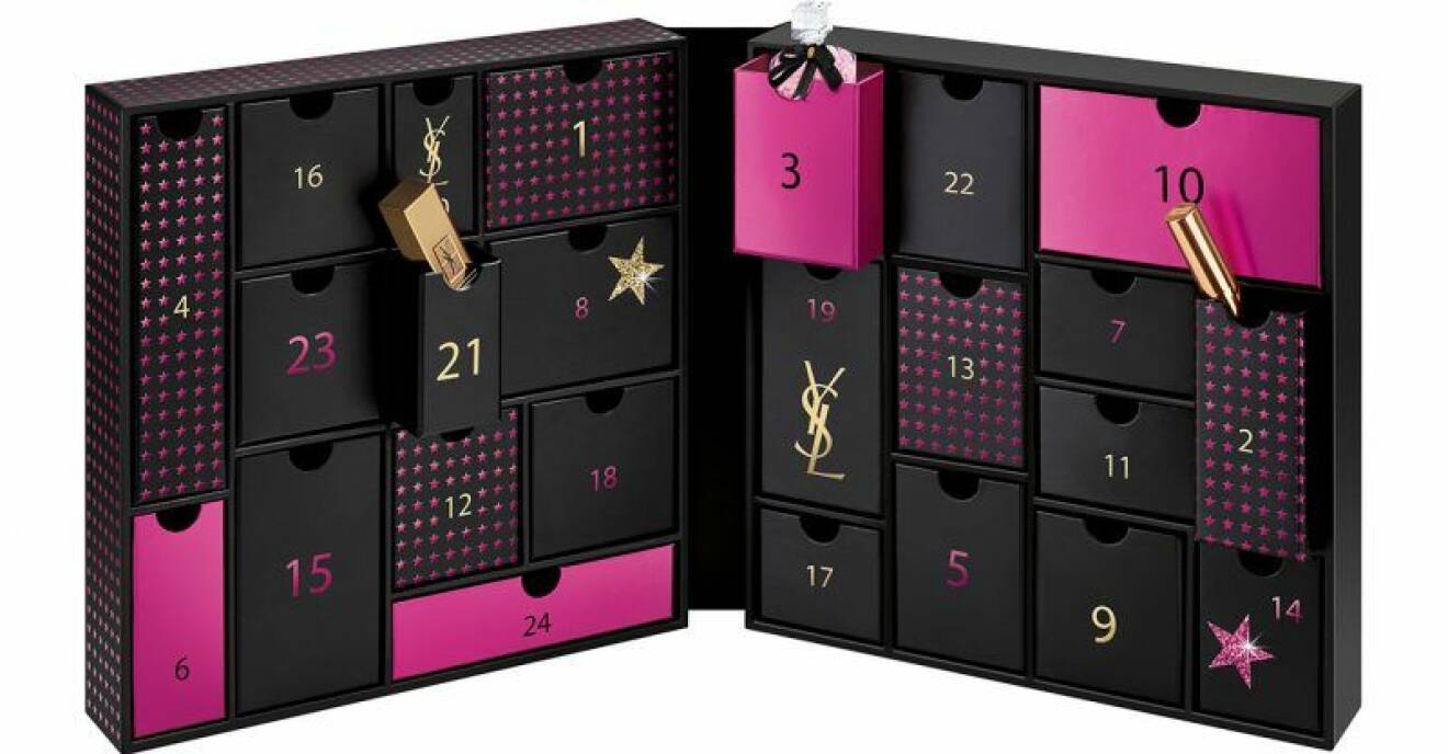 Kalender från Yves Saint Laurent med skönhet