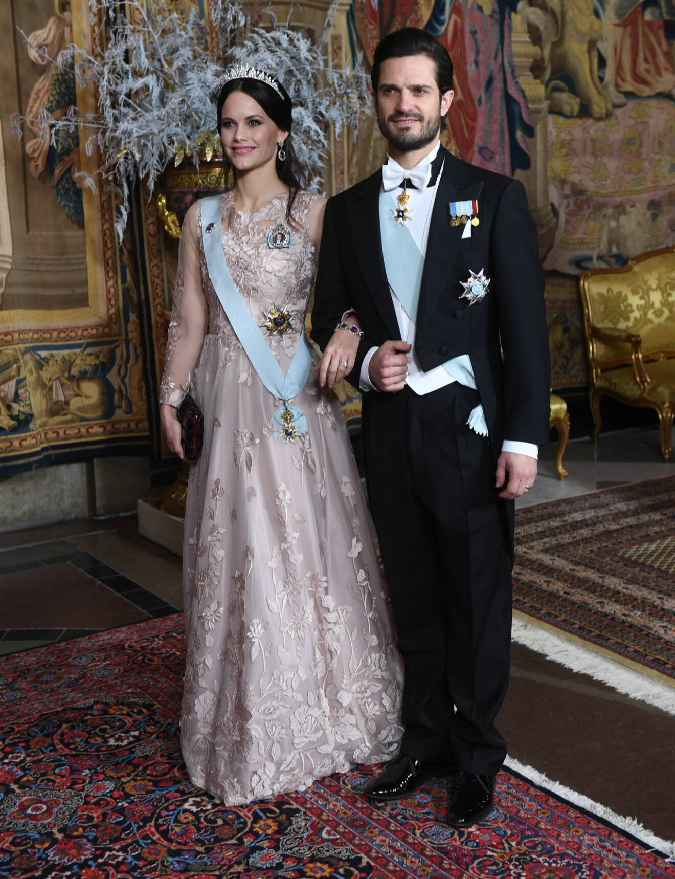 prinsessan sofia kungens middag klänning 2018
