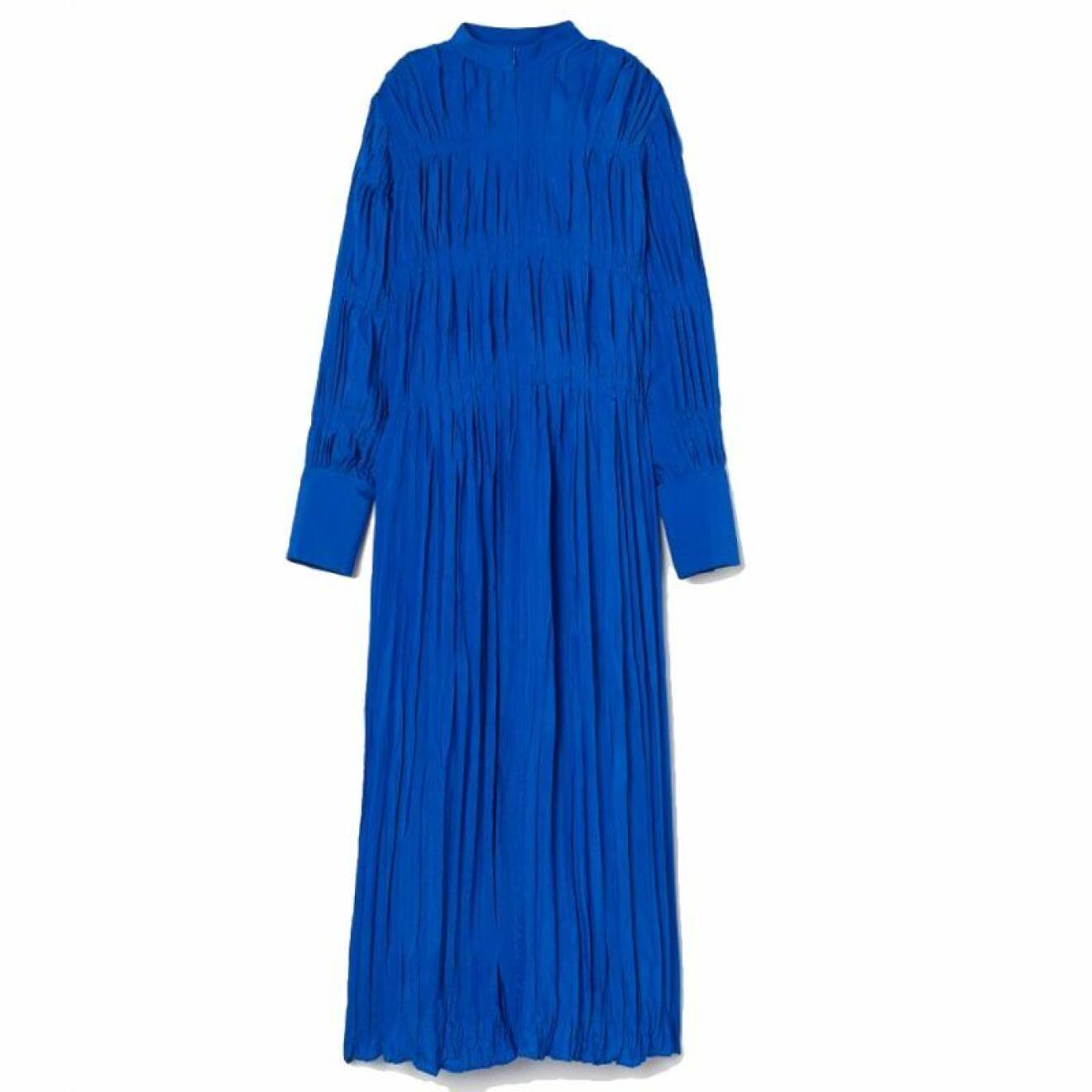 Klarblå klänning från H&M