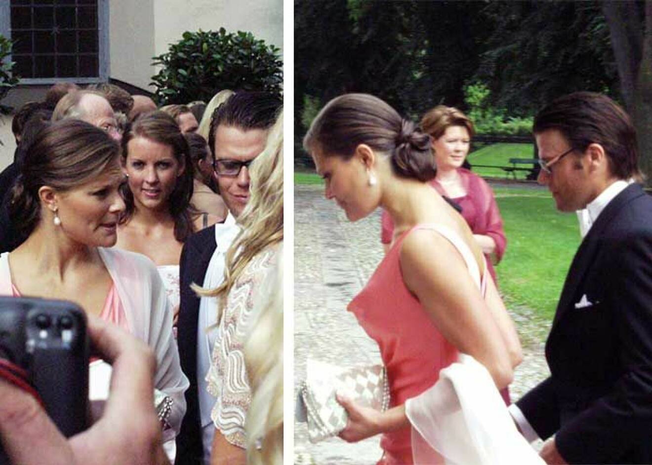 Sofia Schörling hjälpte kronprinsessan att smyga undan Daniel från fotografernas smattrande kameror under Sofia och Anders bröllop 2005.