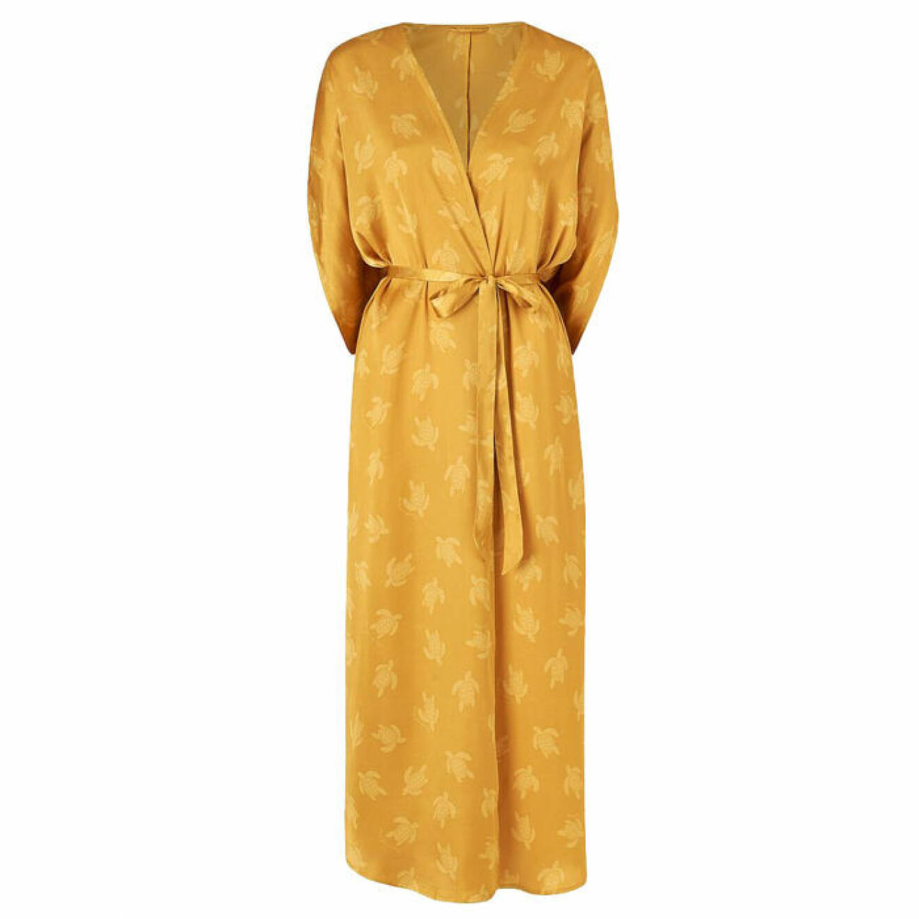 Guldig lång kimono från Ellos kollektion Staycation