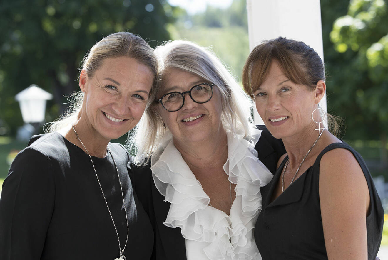 Lill-Babs tre döttrar Kristin Kaspersen, Monica Svensson och Malin Berghagen.