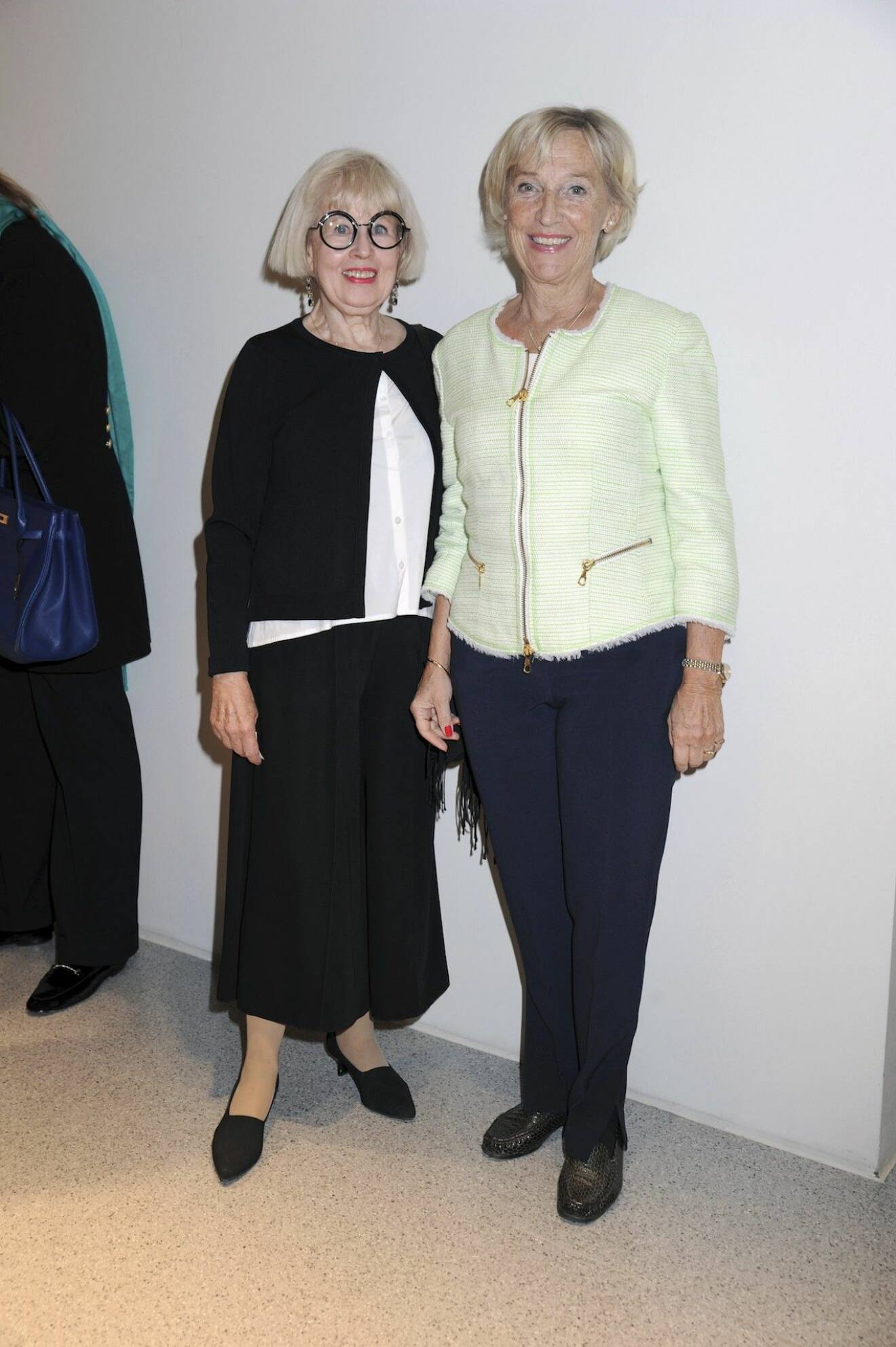Susanne Ulfsäter och Cecilia Ekelund såg fram emot en inspirerande modevisning.