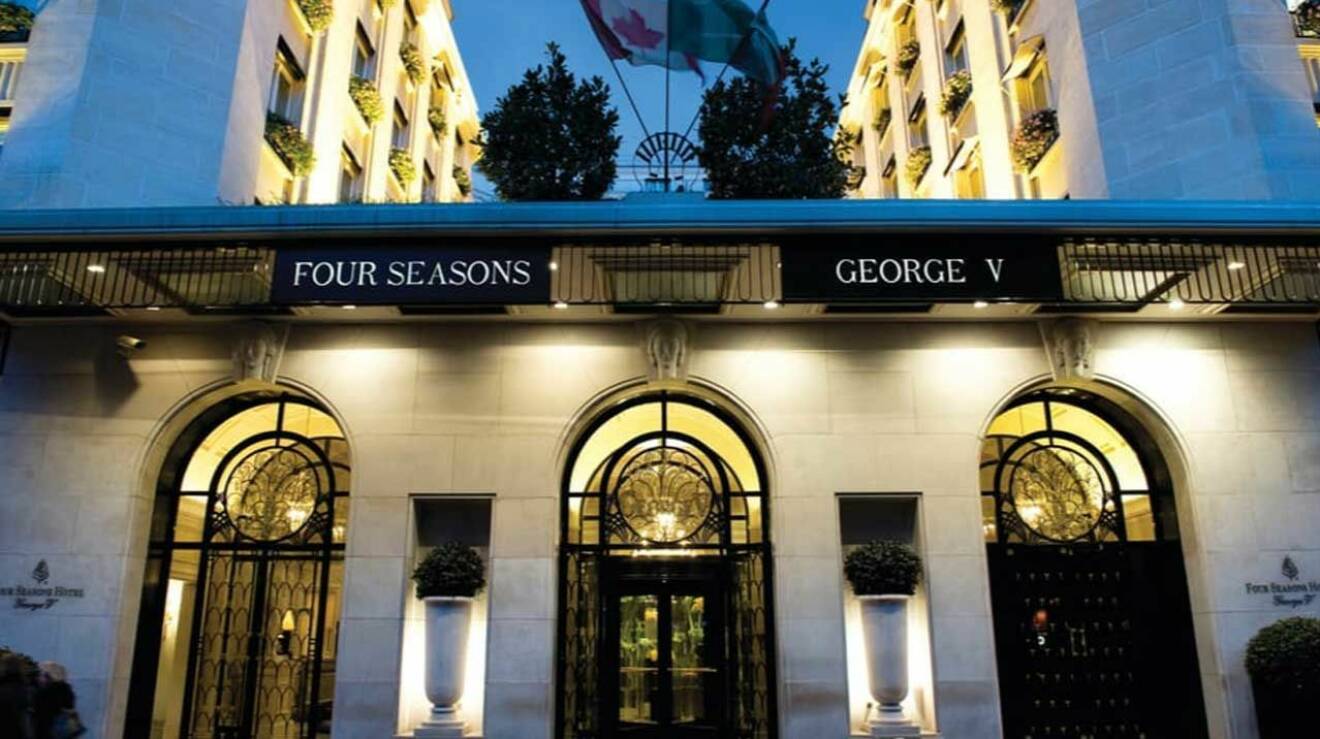 Four Seasons hotell Georg V i Paris.