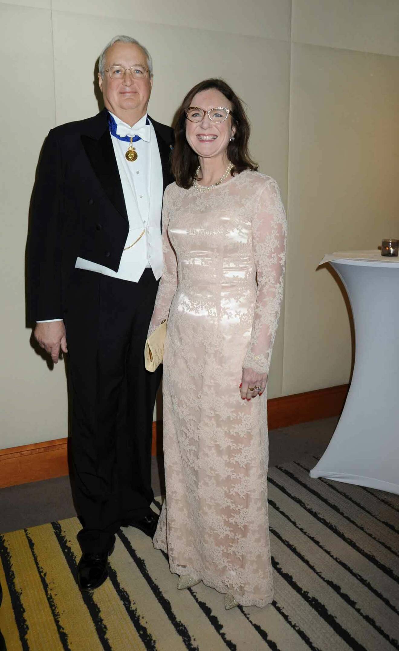 Blekinges landshövding, tidigare finansborgarråd Sten Nordin med hustru Hanna Hesser Nordin.