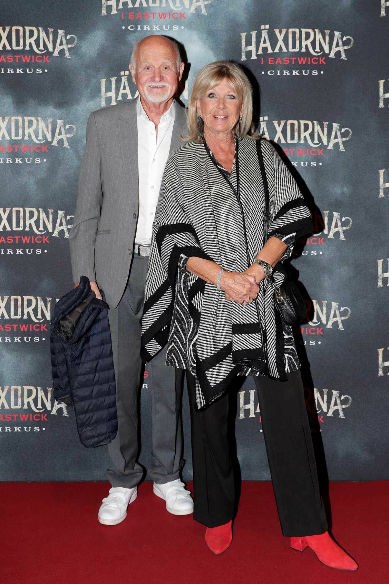 Trevliga makarna Bruno Glenmark och Ann-Louise Hanson på röda mattan. 