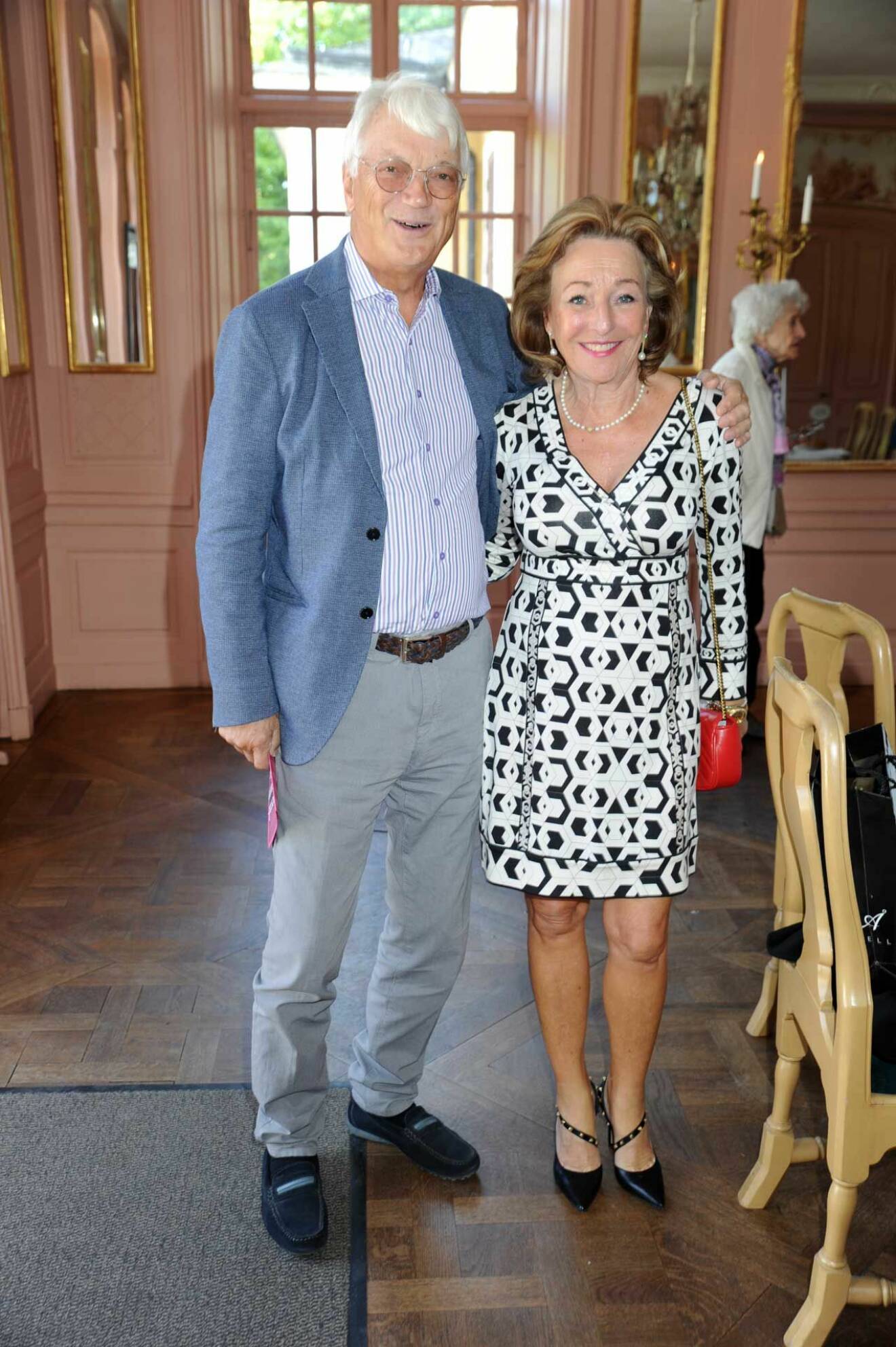 Advokaten och deckarförfattaren Ann-Christin Henscher med maken Stig Martin.