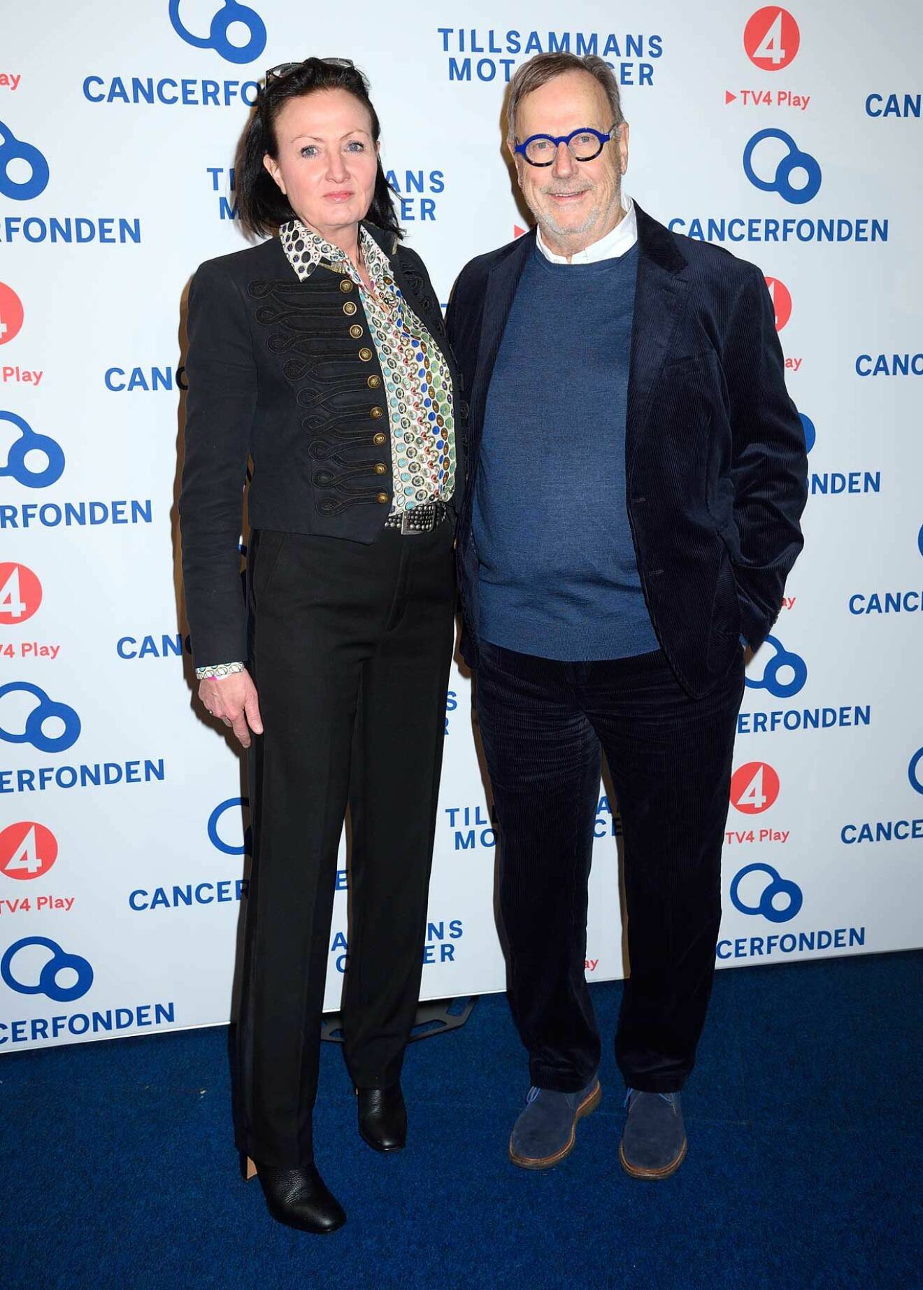 Alice Åkerblom och Sven Melander tog sig till Hovet för en kväll mot cancer.