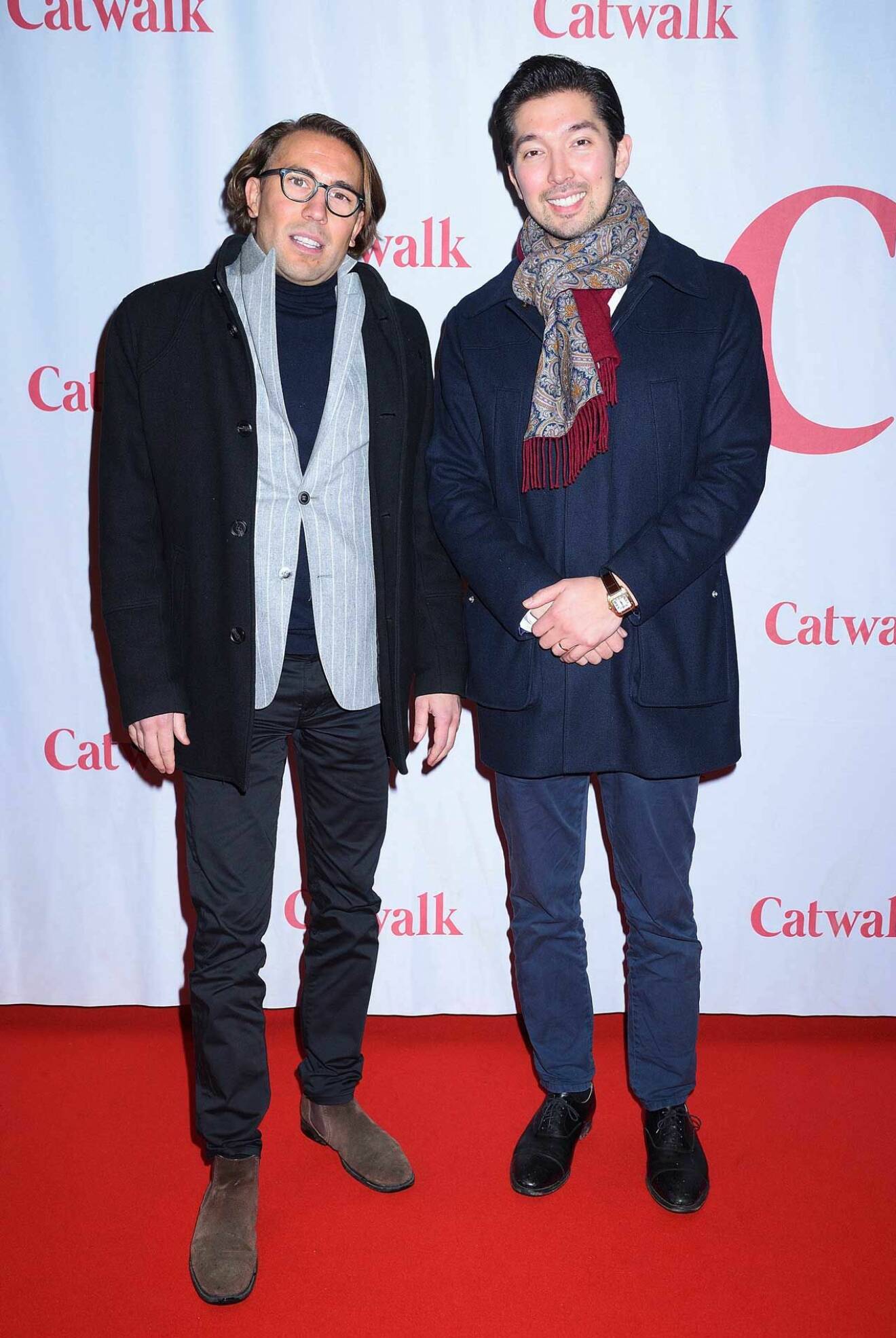 Fredrik Benedict och Leonard Johansson var nyfikna på Glada Hudik-teaterns film Catwalk. 