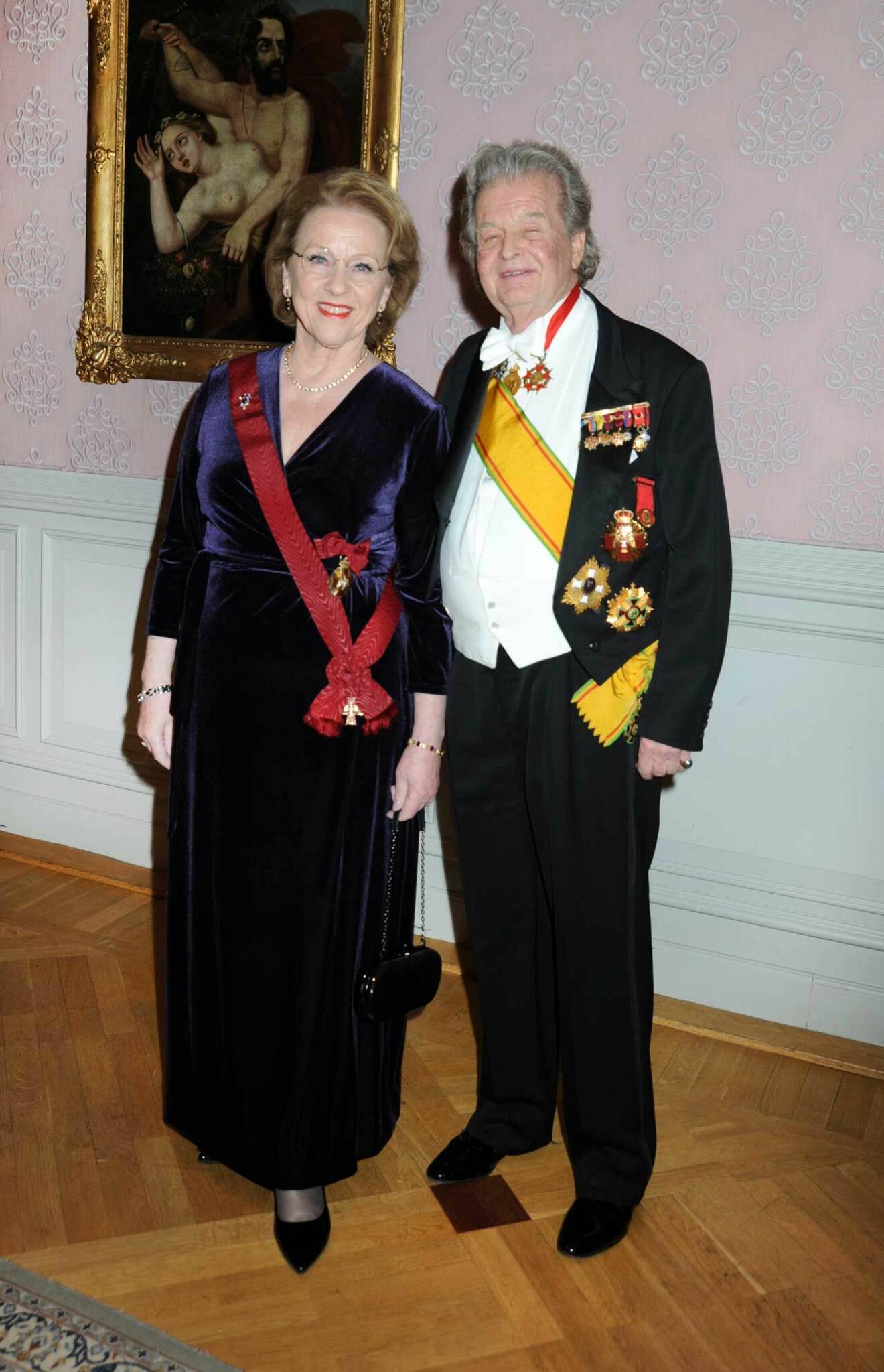Konsulerna Margareta Eindensten och Jan Hartzell såg fram emot kvällens fina bal.