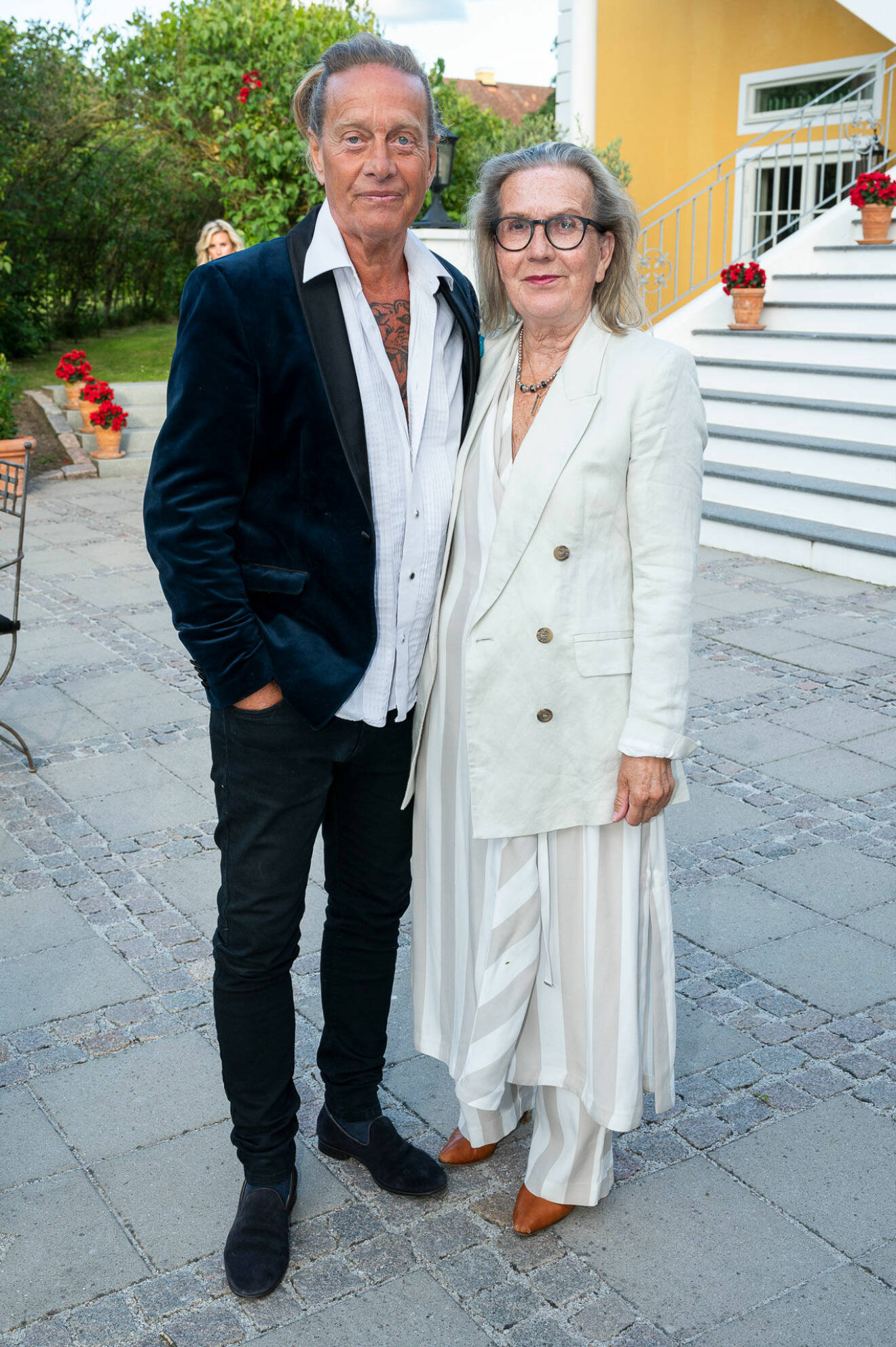 Björn och Margareta Ranelid är välsedda gäster på Fulltofta och ett litet tal under middagen från Björn roade alla.