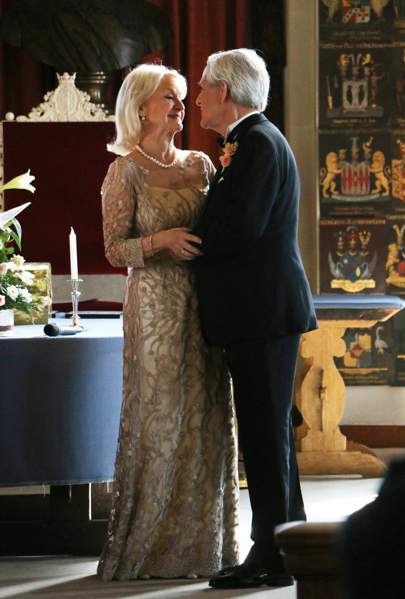 Kärlek! Alexandra och Bengt von Hofsten blir hustru och man i Riddarhuset för exakt fyra år sedan. 