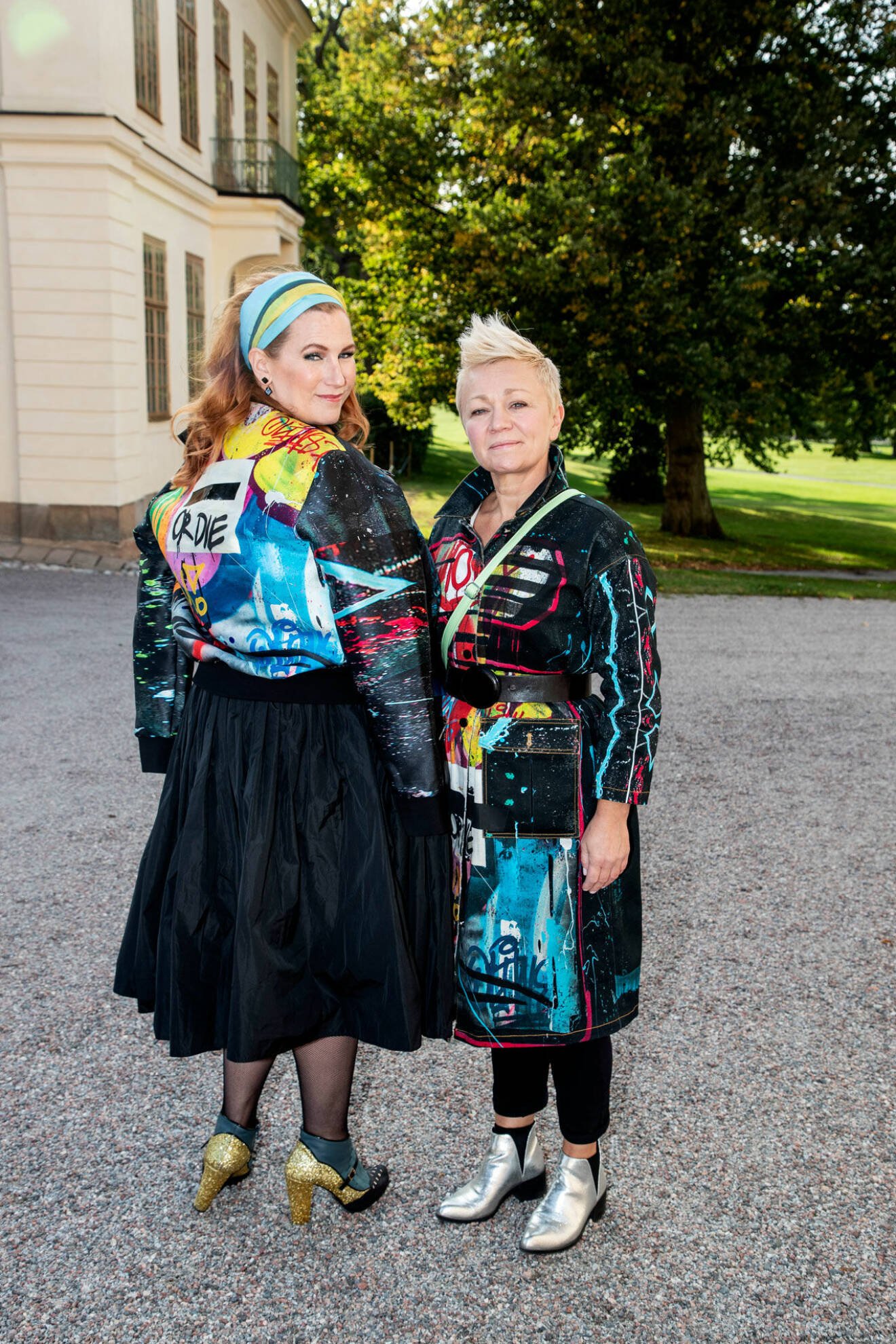 I Maxjenny-kläder kom Elinor Falkman och Elin Forslund.