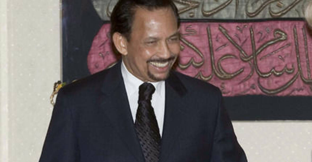 Sultanen av Brunei, en av världens rikaste män.