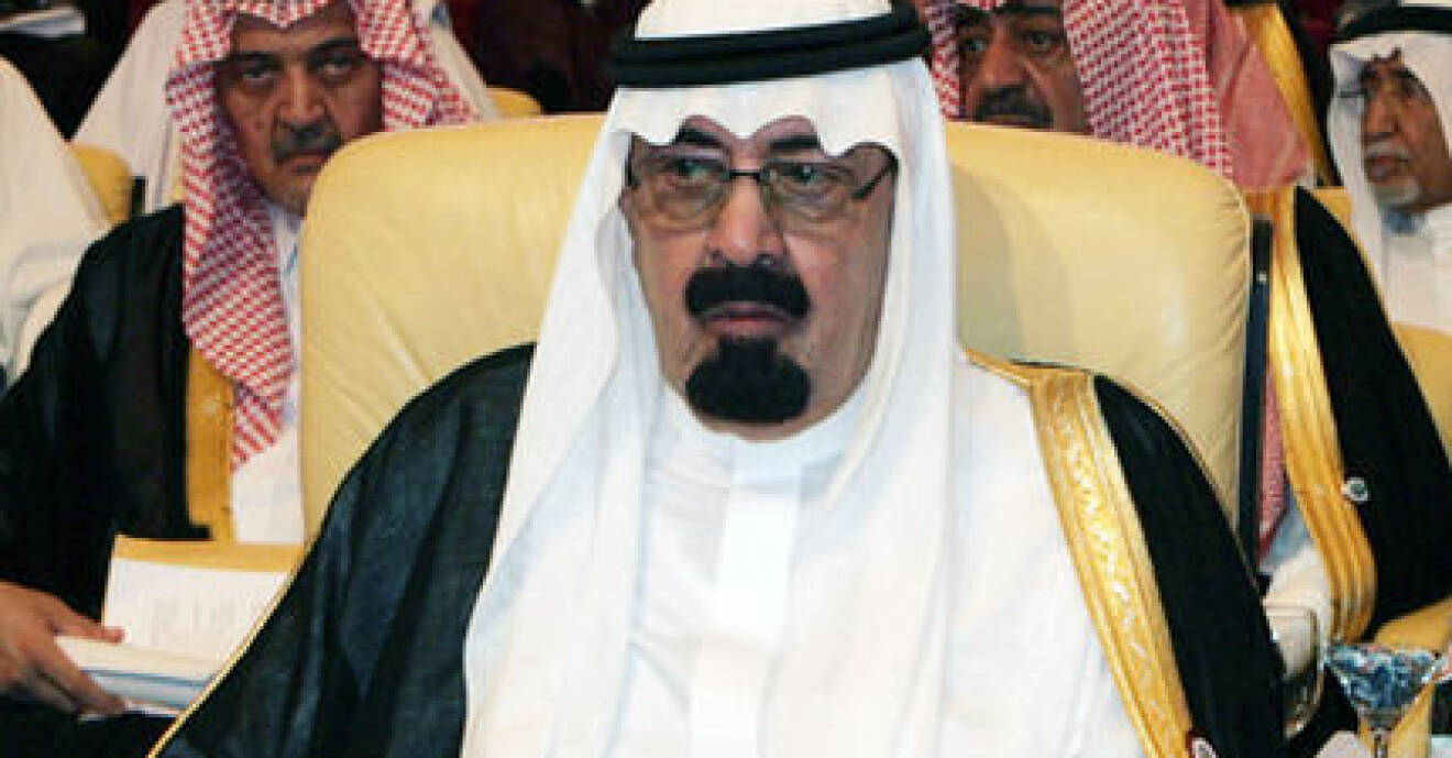 Kung Abdullah av Saudiarabien.